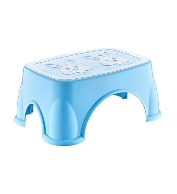 Mini Baby Stool WithIML Patterned blue