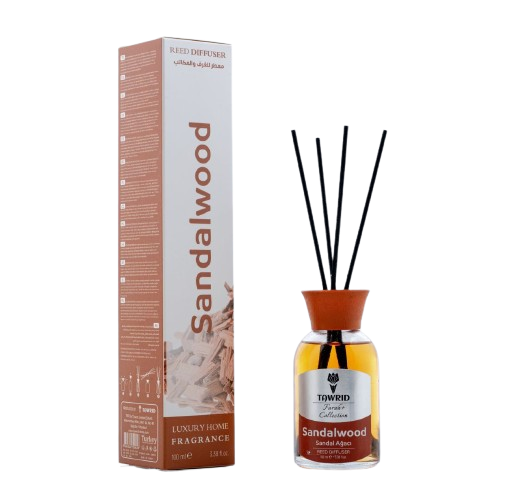 Farah Plus Reed Diffuser - Sandalwood, 100ml