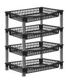 4-Tier Square Vegetable Rack - Second Quality