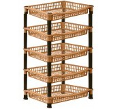 5-Tier Square Vegetable Rack - Second Quality