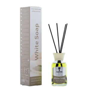 Farah Plus Reed Diffuser - White Soap, 100ml