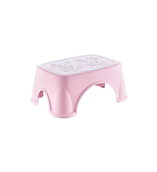 Mini Baby Stool With IML Patterned PİNK