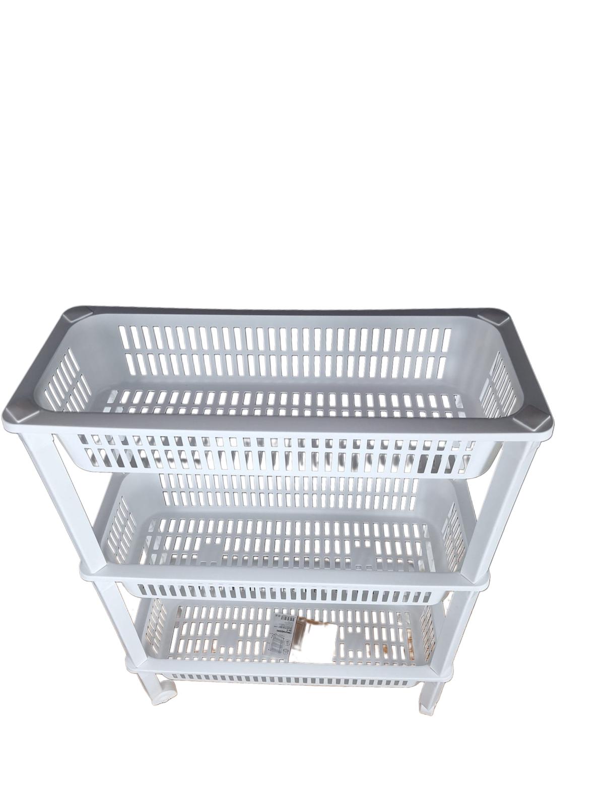 3-Layer Slide-Out Rack Trolley