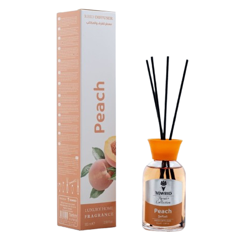 Farah Plus Reed Diffuser - Peach, 100ml