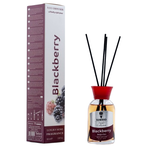 Farah Plus Reed Diffuser - Blackberry, 100ml