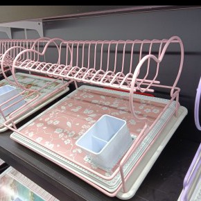 Pink Plate Rack